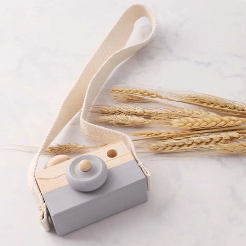 Let's make 1PC Baby Wooden Toy Camera Fashion Pendant Baby Kids