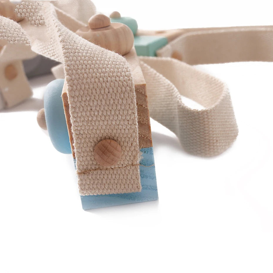 Let's make 1PC Baby Wooden Toy Camera Fashion Pendant Baby Kids
