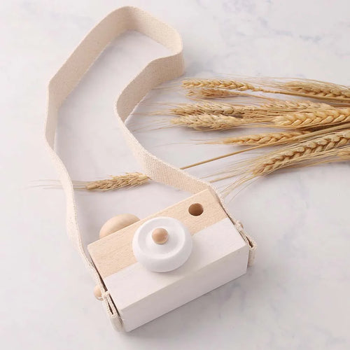 Let's make 1PC Baby Wooden Toy Camera Fashion Pendant Baby Kids