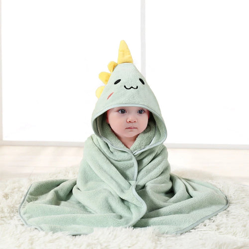 Cartoon Animal Baby Bath Towel Newborn Girl Boy Wrap Blanket Absorbent