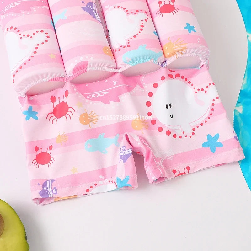 Children's Swimwear - Cartoon Print