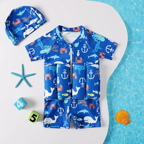Children's Swimwear - Cartoon Print