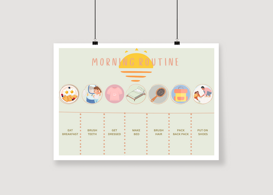 Kids Morning Routine Checklist