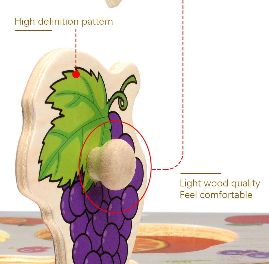 Montessori Wooden Puzzles