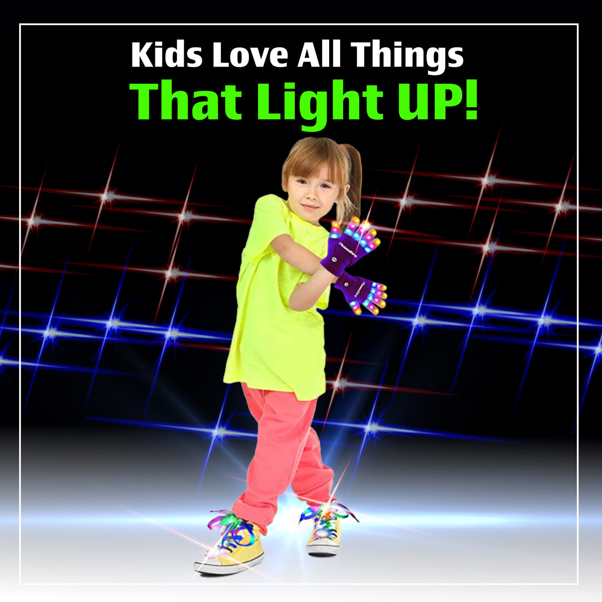 7 Color Strobe LED Light Up Shoe Laces Flashing Glow in the Dark White Tie Shoelaces for Sneakers, Skates, 45 inch