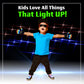 7 Color Strobe LED Light Up Shoe Laces Flashing Glow in the Dark White Tie Shoelaces for Sneakers, Skates, 45 inch
