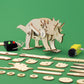 Dinosaur Robot Triceratops DIY Kit, Educational STEM Toy