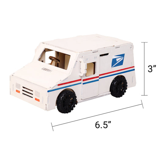 Delivery Truck STEM Kit – Build, Paint & Power a Moving Mail Truck