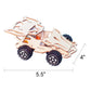 Infrared Remote Controlled Car DIY Kit, Educational STEM Toy