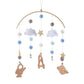 Wooden Hanging Toys Holder Bracket | Baby Rattles For Crib