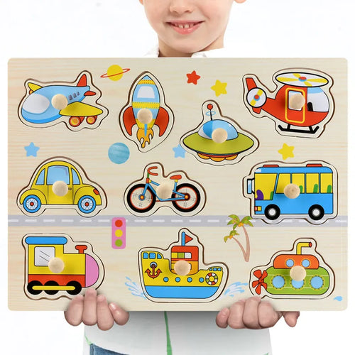 Montessori Wooden Toy Puzzles
