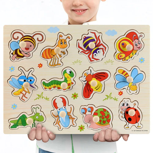 Montessori Wooden Toy Puzzles