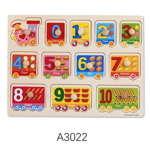 Montessori Wooden Toy Puzzles