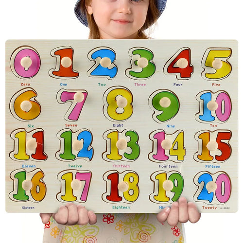 Montessori Wooden Toy Puzzles
