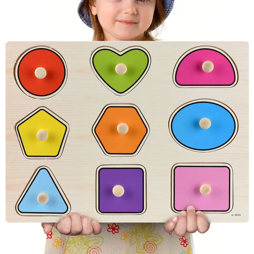 Montessori Wooden Toy Puzzles