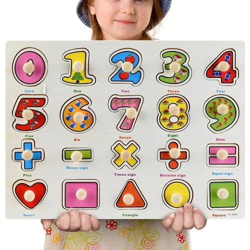 Montessori Wooden Toy Puzzles