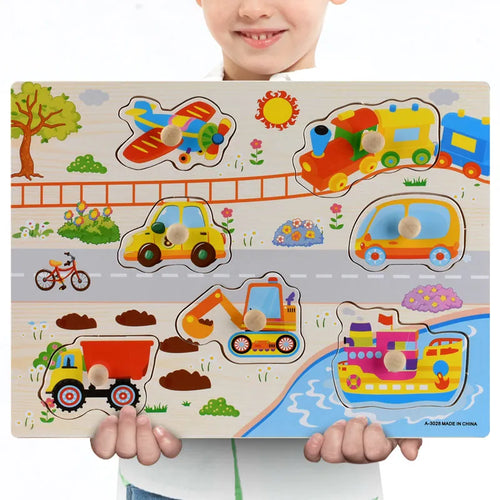 Montessori Wooden Toy Puzzles