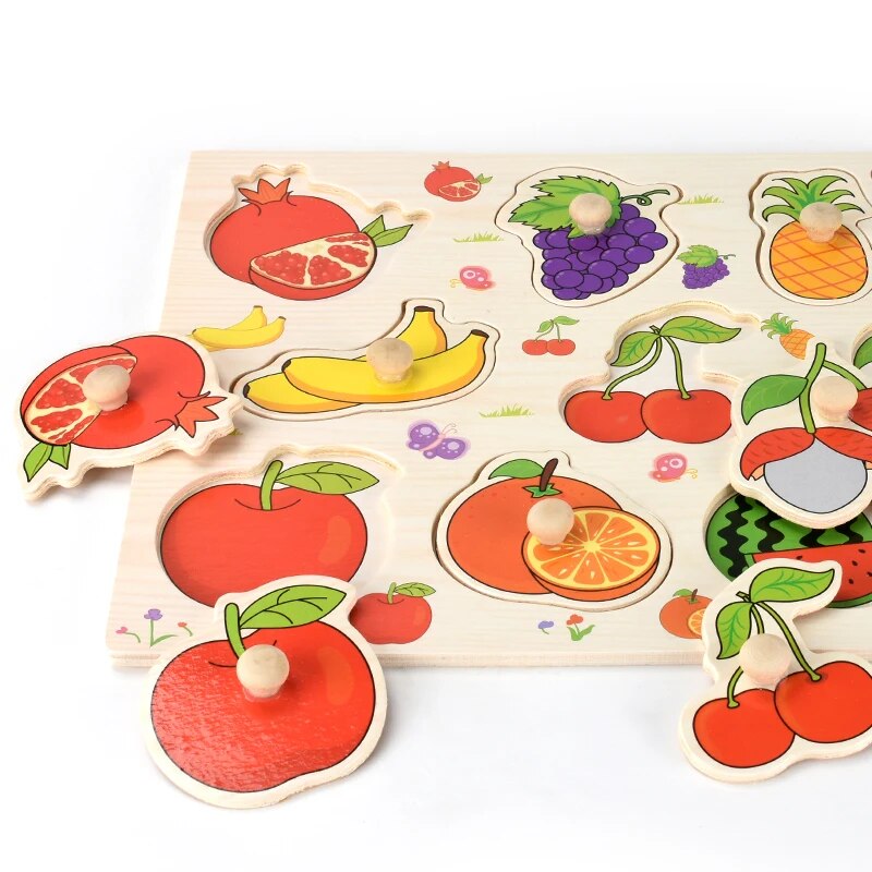 Montessori Wooden Toy Puzzles