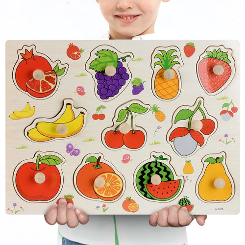 Montessori Wooden Toy Puzzles