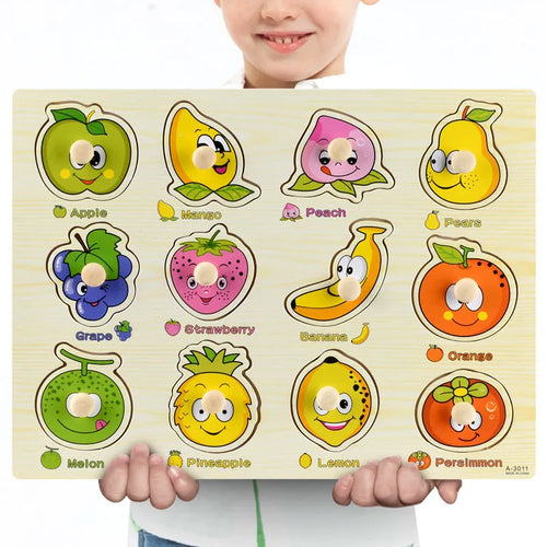 Montessori Wooden Toy Puzzles