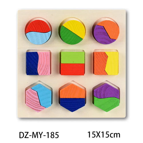 Montessori Wooden Toy Puzzles
