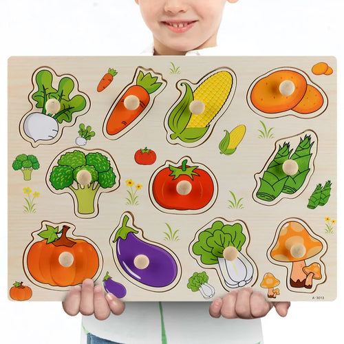Montessori Wooden Toy Puzzles