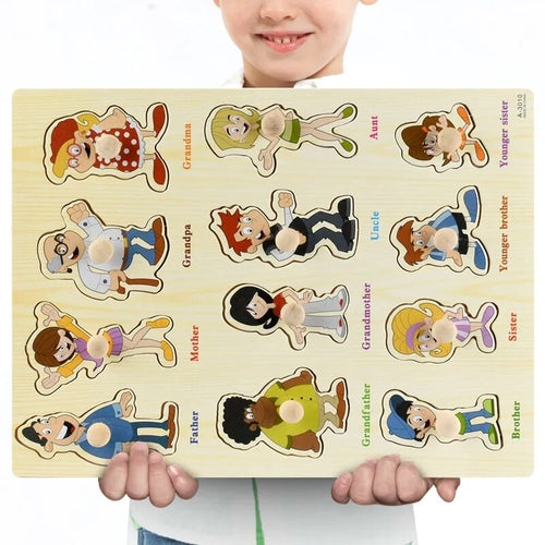 Montessori Wooden Toy Puzzles