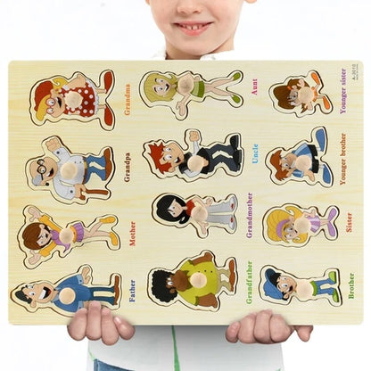 Montessori Wooden Toy Puzzles