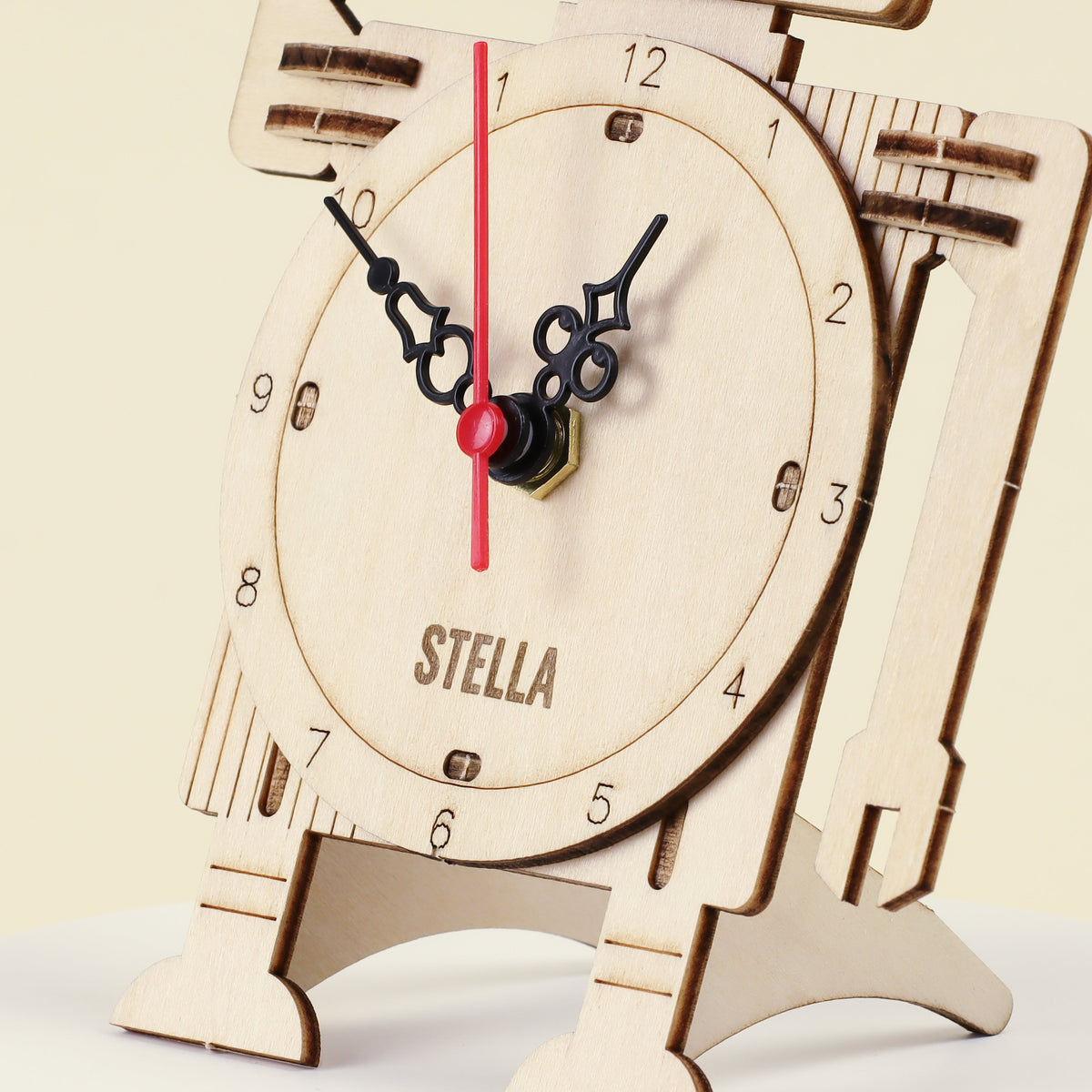 Robot Clock DIY Kit, Educational STEM Toy
