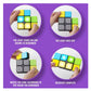 Magic Cube Flip Slide Match Memory Game Electronic Handheld Fidget Toy Single or Multiplayer