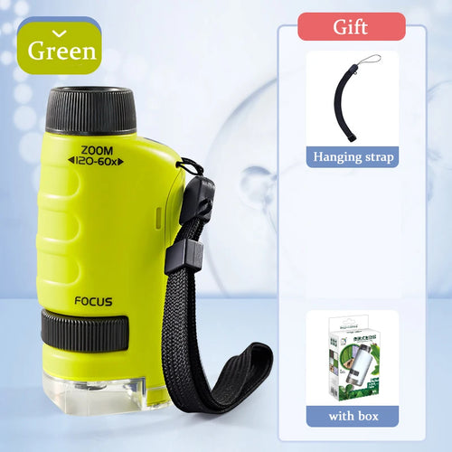 Kid Science Experiment - Pocket Microscope Toy Kit