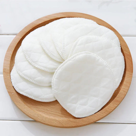 12pcs/set Reusable Nursing Breast Pads Washable Soft Absorbent Baby