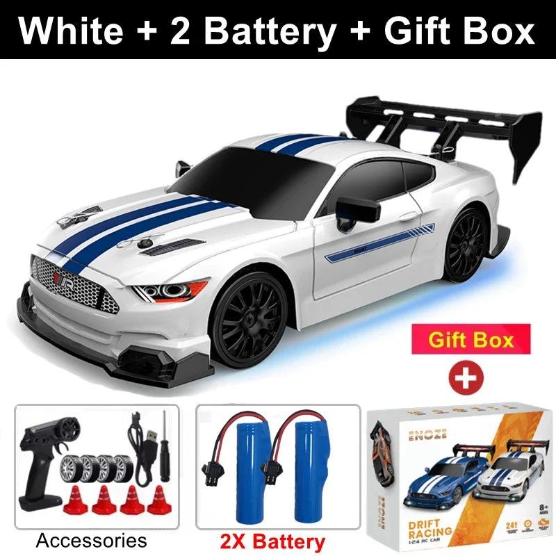 4WD RC Drift Car Remote Control GTRPRO AE86PRO Model 4x4 Racing RTR Radio Truck Vehicle Toy Gift for Boy Girl Children Kid Adult