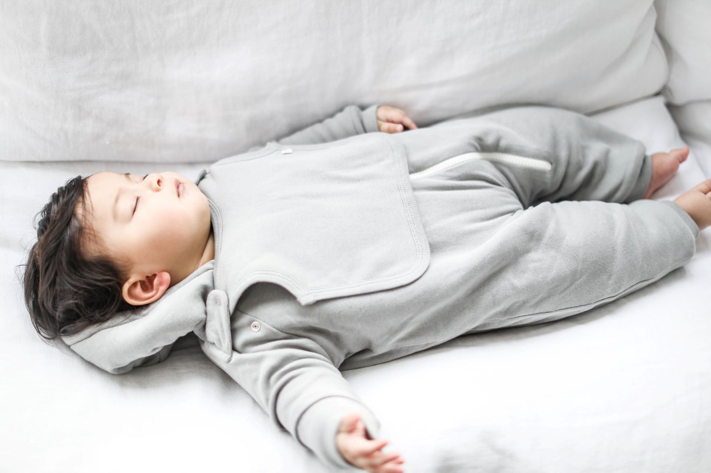 Smart Cuddly Jumpsuit + Bib