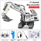 RC Excavator RC CRA Children Toys Remote Control Excavator Toys Kids Radio Control Dump Truck Bulldozer Electric Car Toys Gift