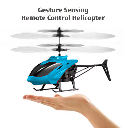 RC Flying Helicopter Toy Airplane Remote or Gesture Hand Control USB