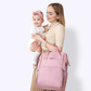 Modern Quilted Diaper Bag Backpack