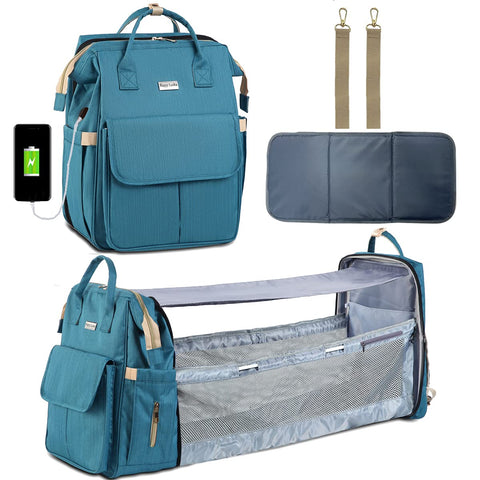 3 in 1 Portable Diaper Bag Backpack