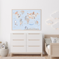 World Map Wall Art