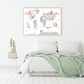 World Map Wall Art