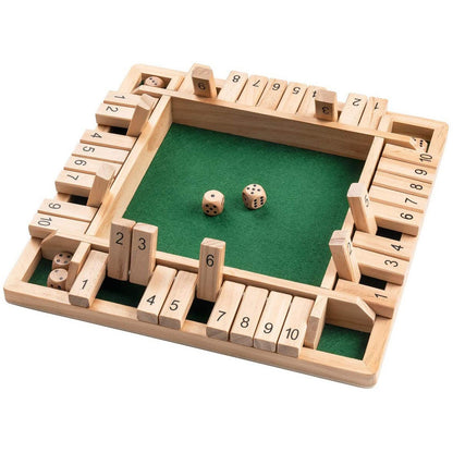 Traditional Shut The Box Board Game