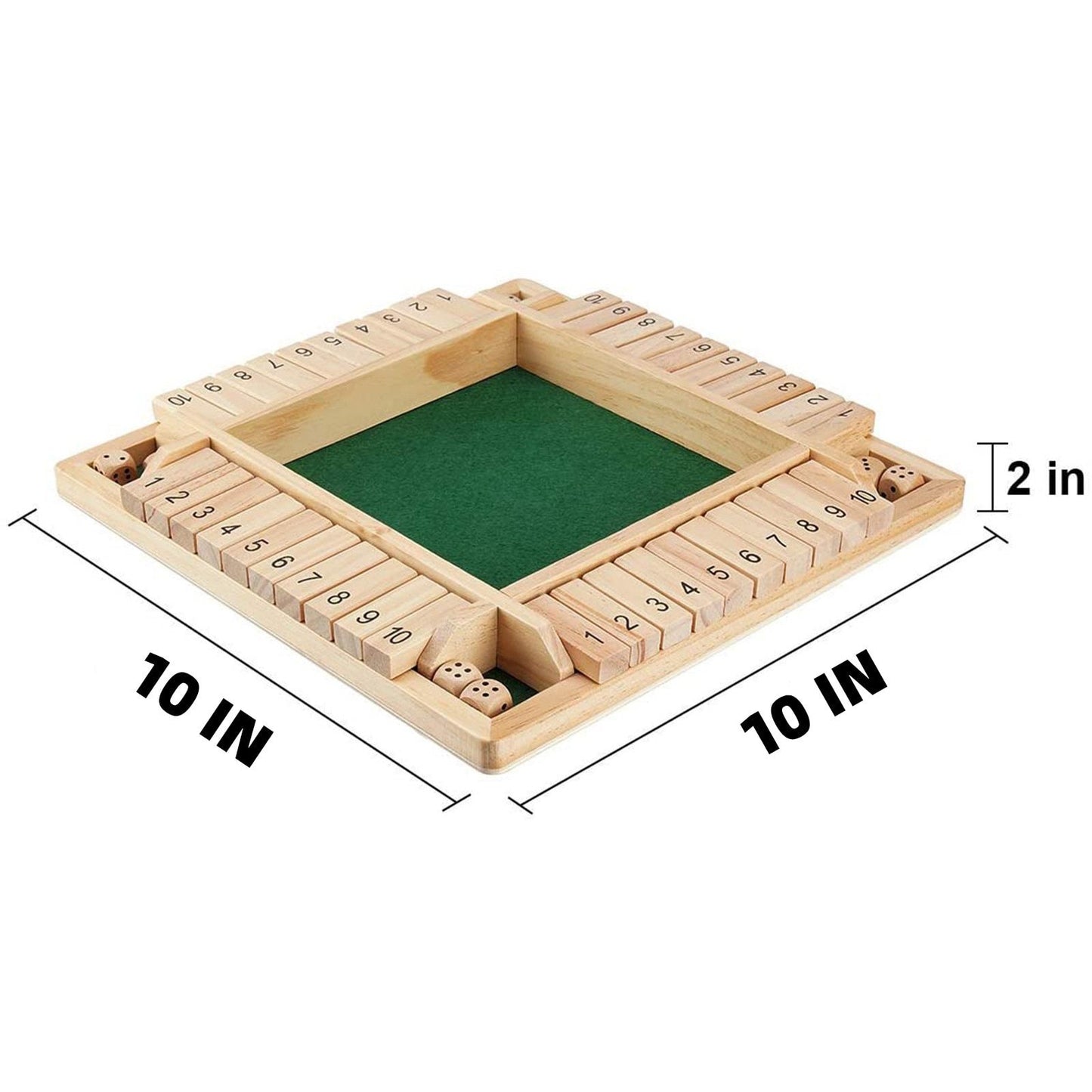 Traditional Shut The Box Board Game