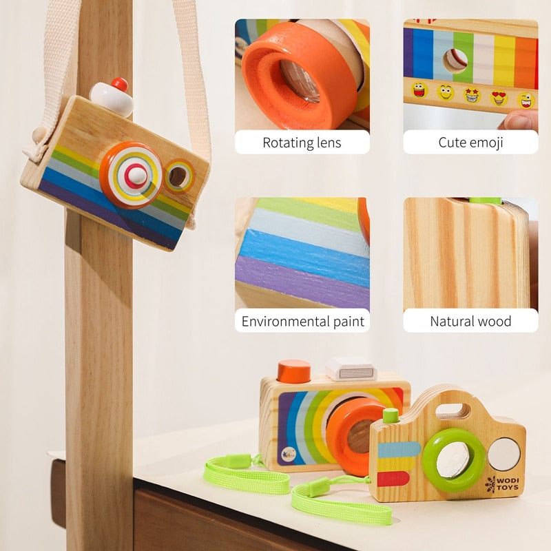 Wooden Play Camera