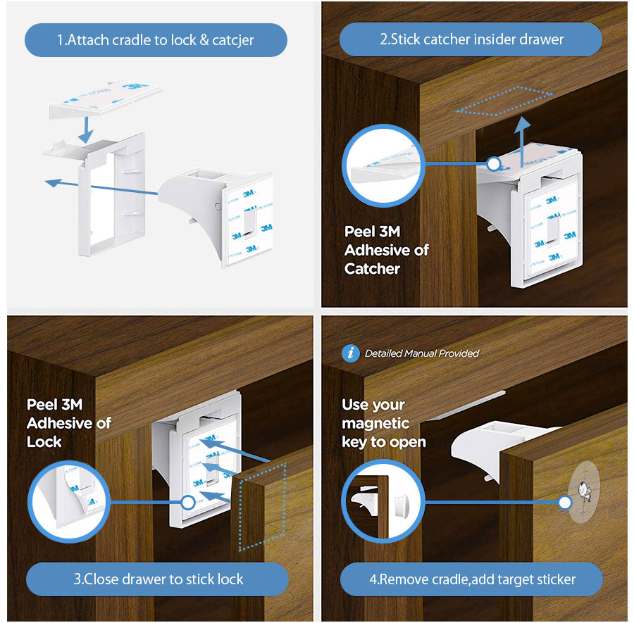 Magnetic Tidy Baby Locks