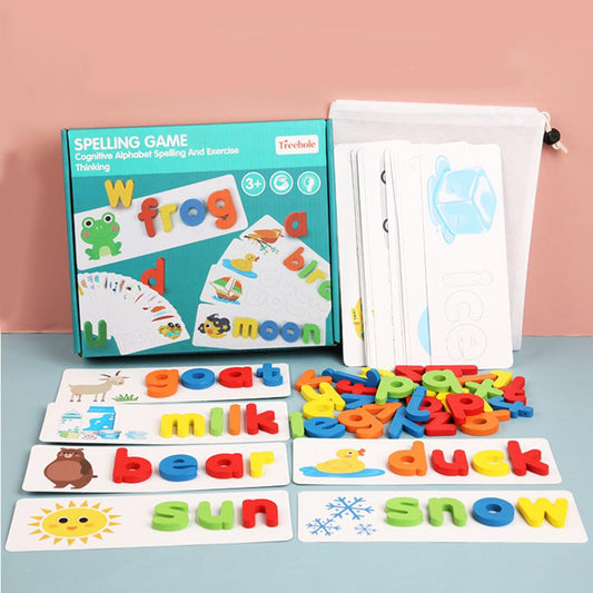 Montessori Wooden Spelling Game