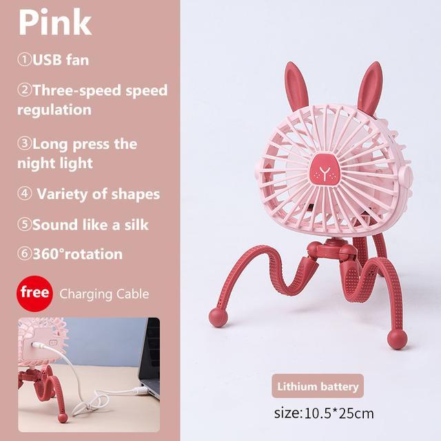 Mini Portable Stroller Fan