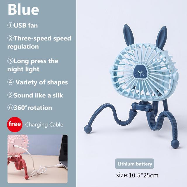 Mini Portable Stroller Fan